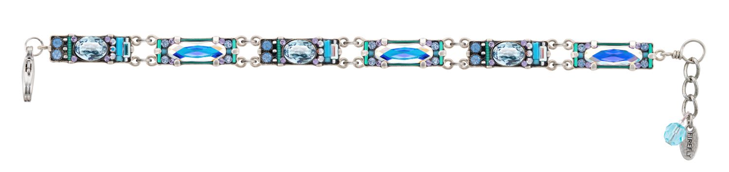 3050-LB Bar Bracelet-Light Blue