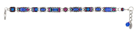 3109-SAP Milano Thin Bracelet - Sapphire