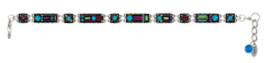 3153-BB Moonlight Rectangle Bracelet- Bermuda Blue