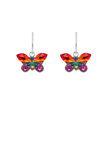 7789-MC Butterfly Petite Earring- Multicolor