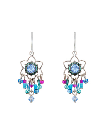 7867-LB Light Medium Earrings-Light Blue