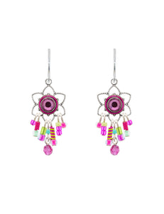 7867-ROSE Light Medium Earrings-Rose