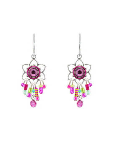 7867-ROSE Light Medium Earrings-Rose