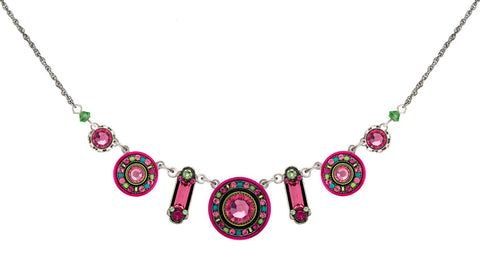 8506-ROSE La Dolce Vita Mix Necklace-Rose