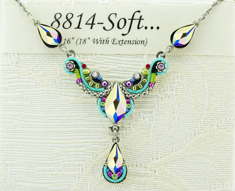 8814-SOFT Lily Organic Necklace-Soft