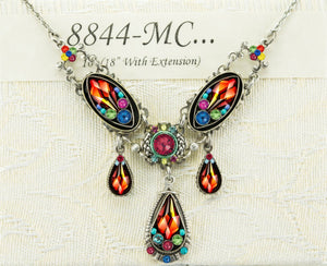 8844-MC Emma Elaborate Flame-Multicolor