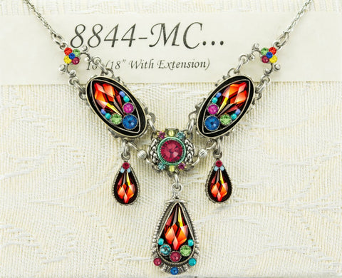 8844-MC Emma Elaborate Flame-Multicolor