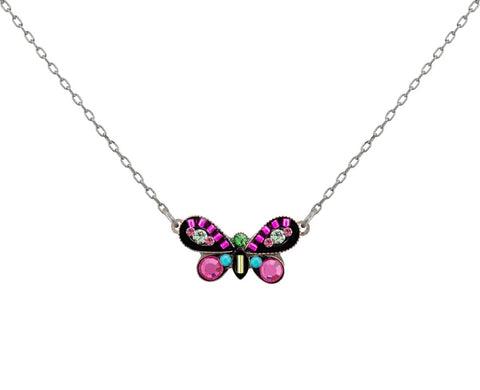 8974-ROSE Butterfly Petite Pendant-Rose
