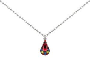 9051-SR Simple Drop Pendant-Scarlet