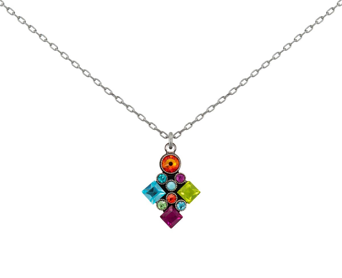 9057-MC Architectural Simple Pendant-Multicolor