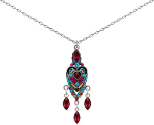 9069-MC Hearth Enlongated Pendant-Multicolor