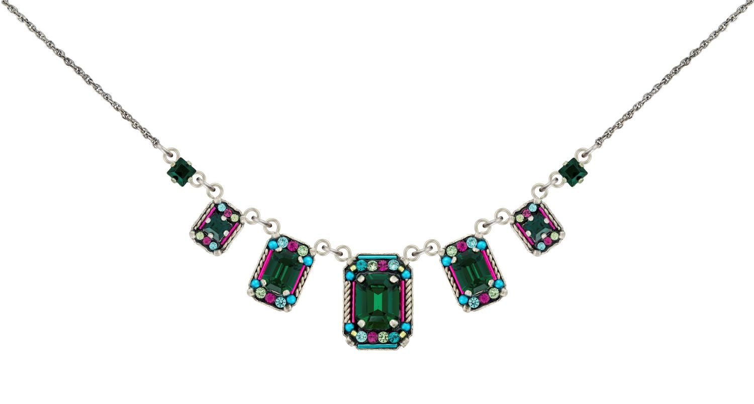 9086-EM Duchess Medium Necklace-Emerald