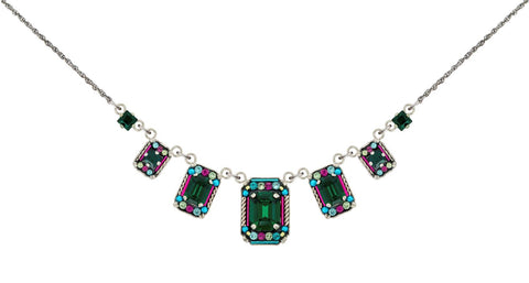 9086-EM Duchess Medium Necklace-Emerald