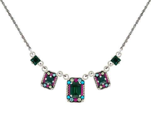 9087-EM Duchess Small Necklace-Emerald