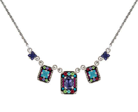 9087-MC Duchess Small Necklace-Multicolor