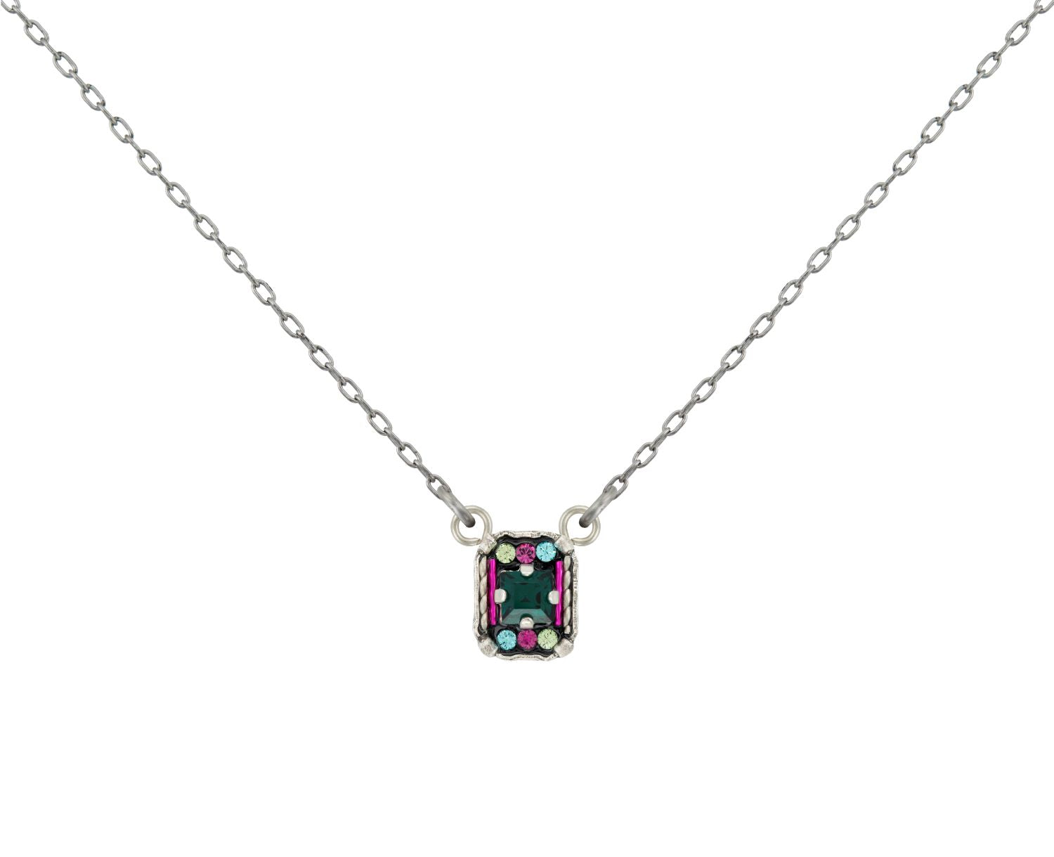 9088-EM Duchess Petite Pendant Necklace-Emerald