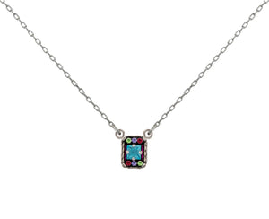 9088-MC Duchess Petite Pendant Necklace-Multicolor