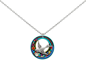 9113-MC Paloma Hoop Pendant-Multicolor