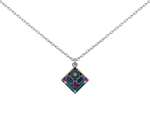 9121-LB Architectural Diamond Pendant-Light Blue