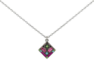 9121-ROSE Architectural Diamond Pendant-Rose