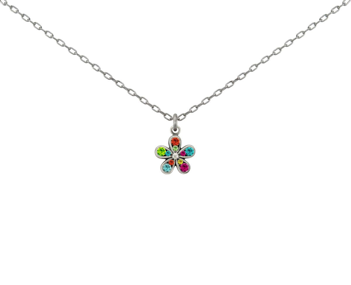 9152-MC Petite Fleur Pendant-Multicolor