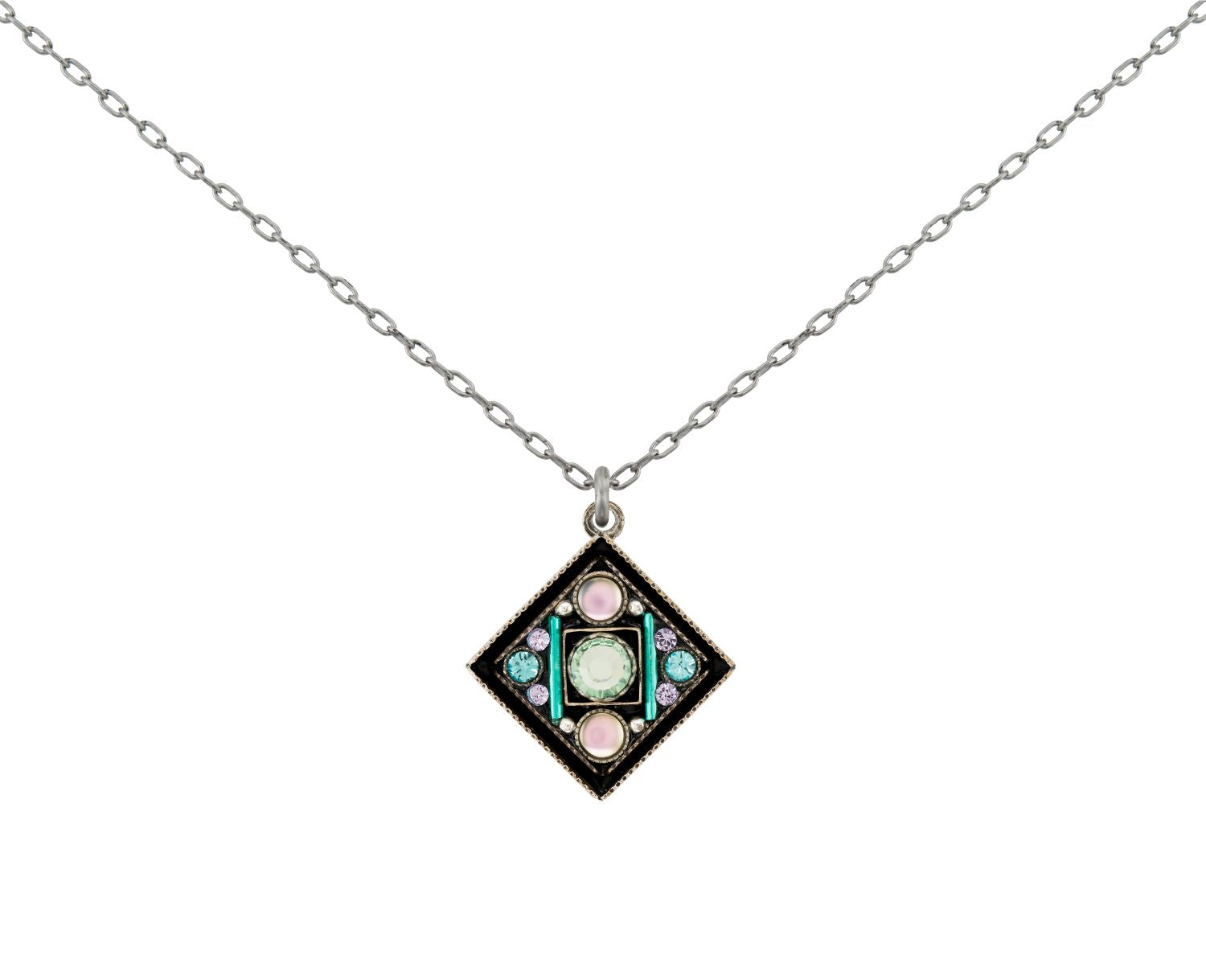 9174-SOFT Moonlight Diamond Shape Pendant-Soft
