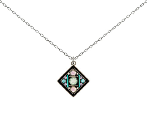 9174-SOFT Moonlight Diamond Shape Pendant-Soft