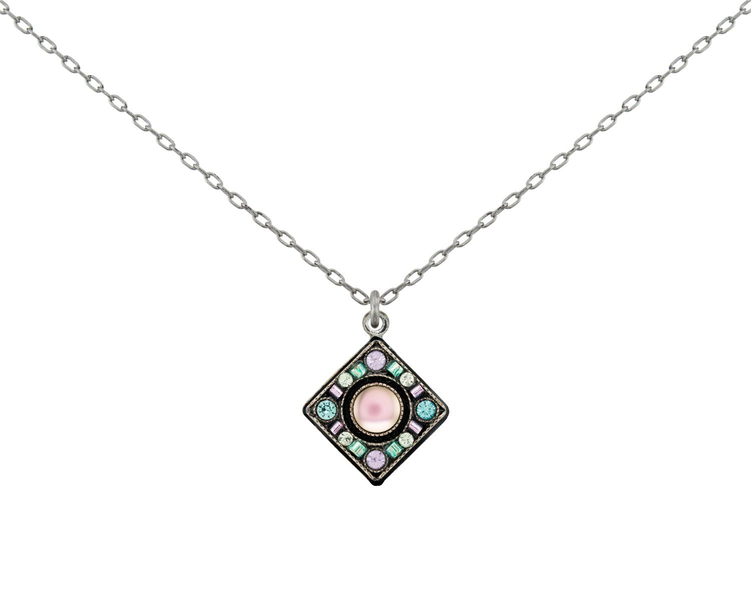 9176-SOFT Moonlight Diamond Shape Pendant-Soft