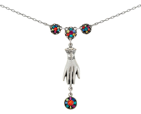 9190-MC Victorian Hand Pendant-Multicolor