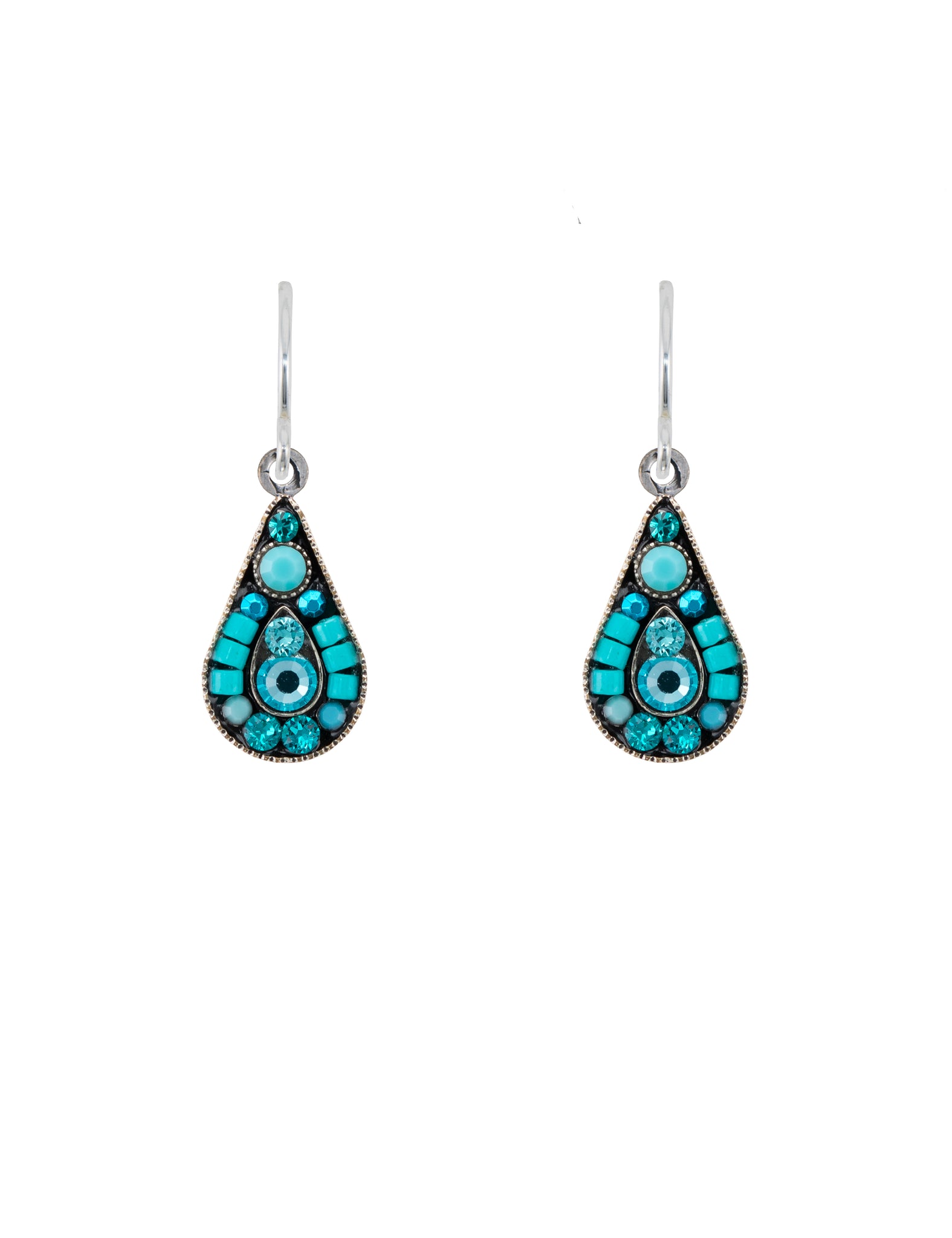E276-TURQ- Raindrop Earrings-Turquoise