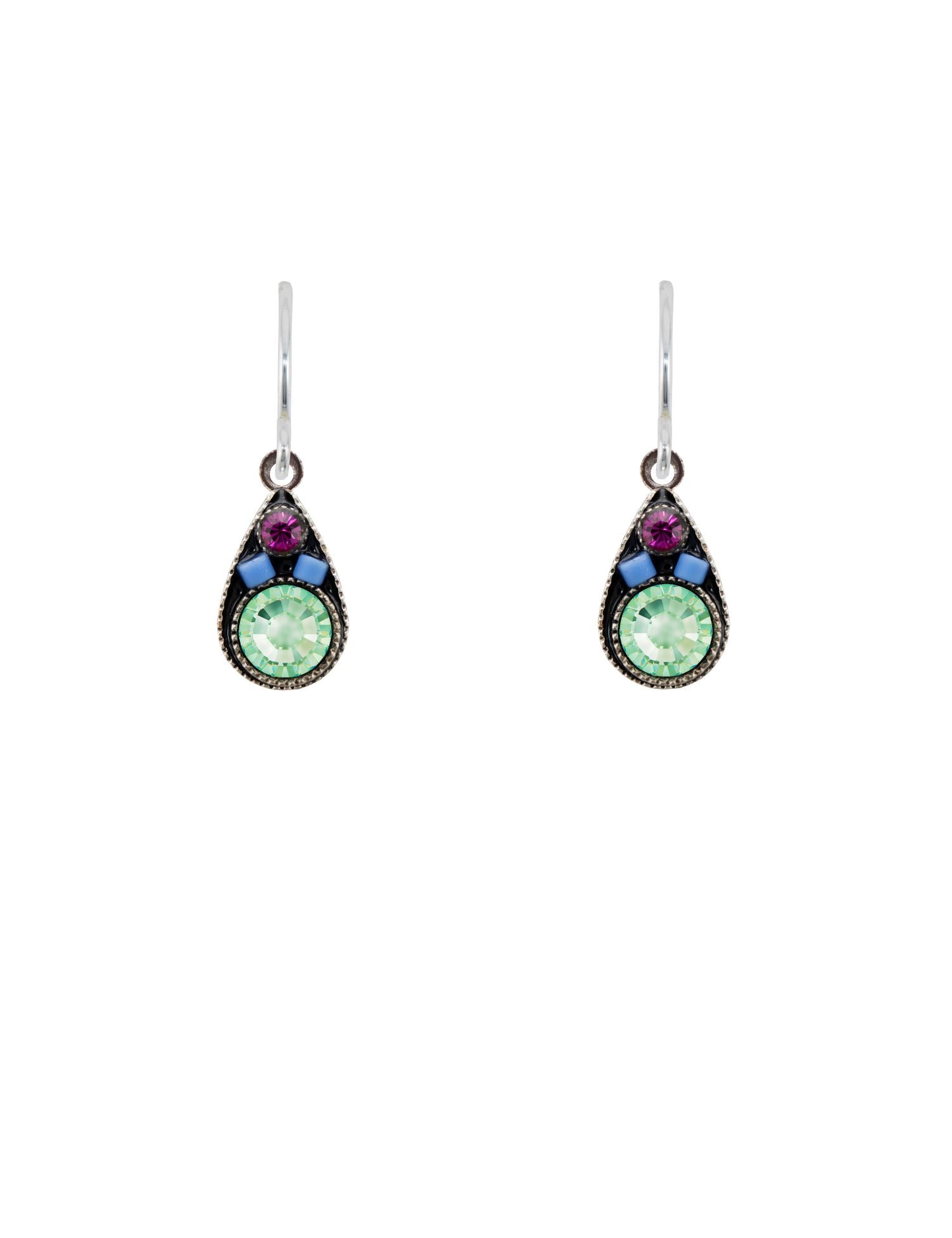 E290-CRIS Domas Drop Earrings-Chrysolite