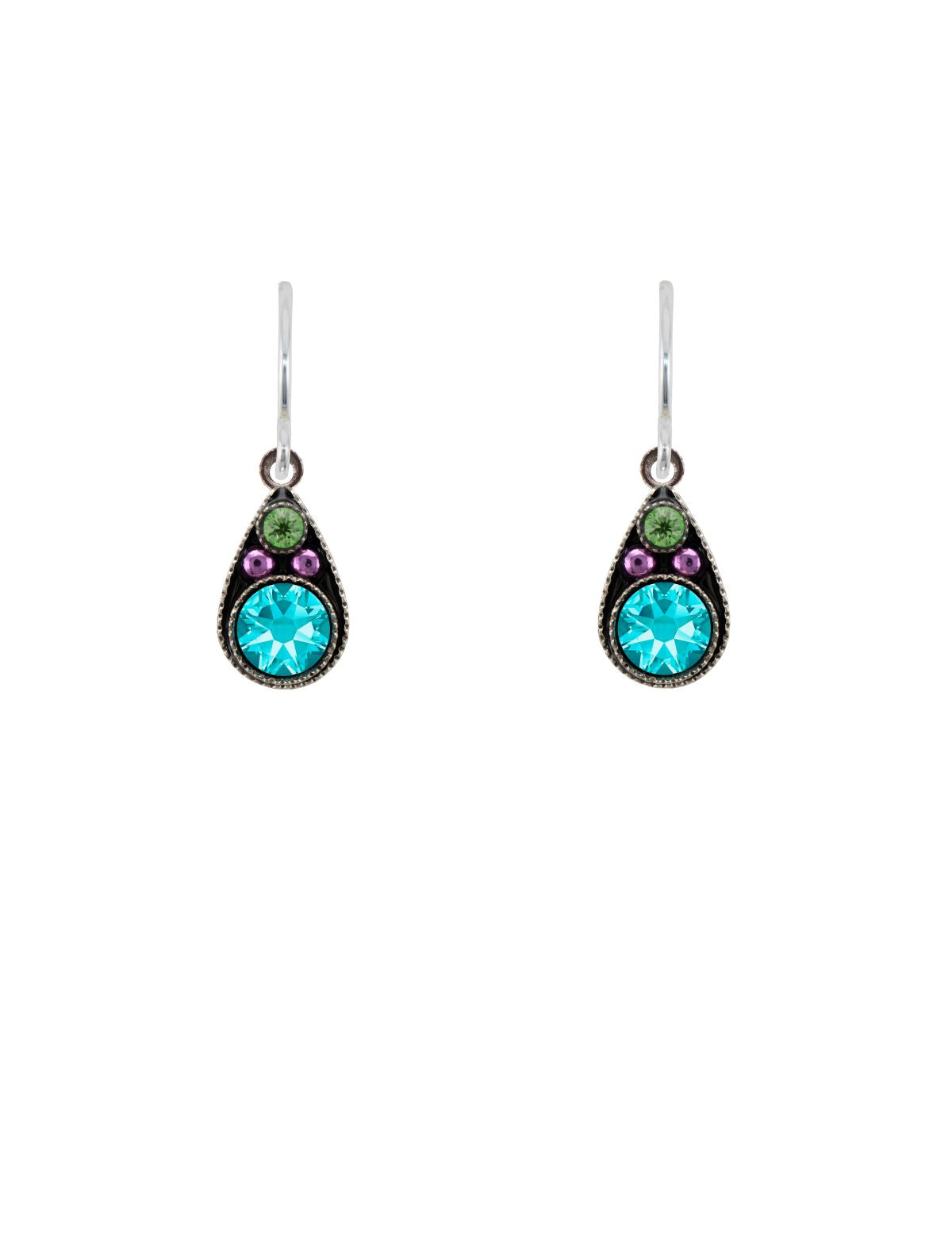 E290-LT Domas Drop Earring-Light Turquoise
