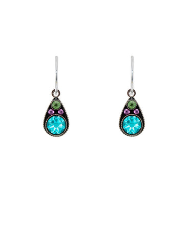 E290-LT Domas Drop Earring-Light Turquoise