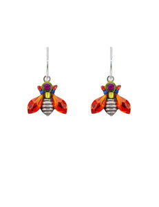 E335-MC Bee Earrings-Multicolor