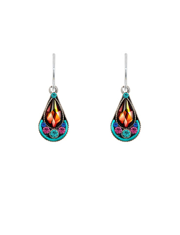 E345-MC Contessa Drop Earrings-Multicolor