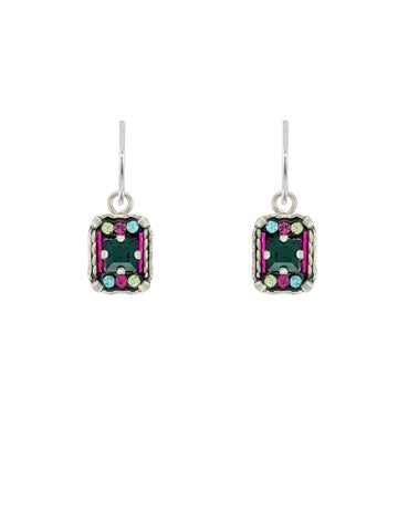 E365-EM Duchess Small Earrings-Emerald