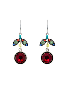 E411-MC Apple Earrings-Multicolor