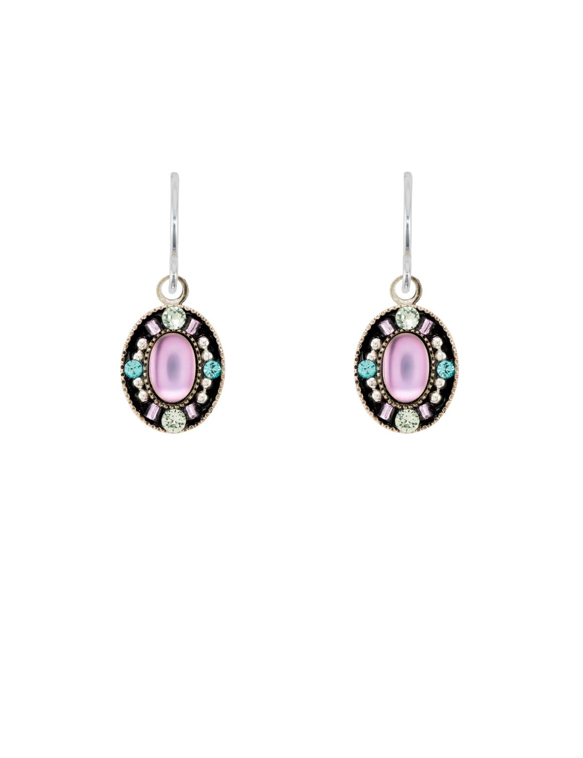E480-SOFT Moonlight Single Oval Earrings-Soft