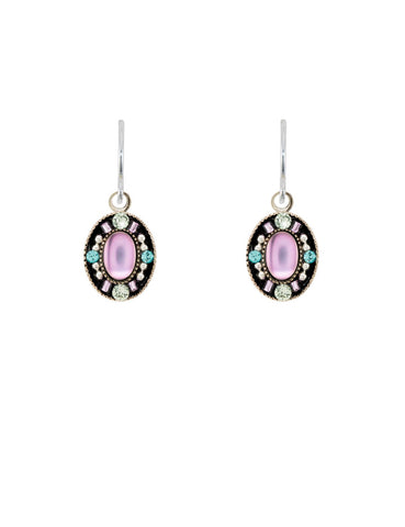 E480-SOFT Moonlight Single Oval Earrings-Soft