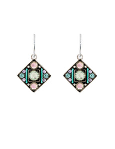 E482-SOFT Moonlight Diamond Shape Earrings-Soft