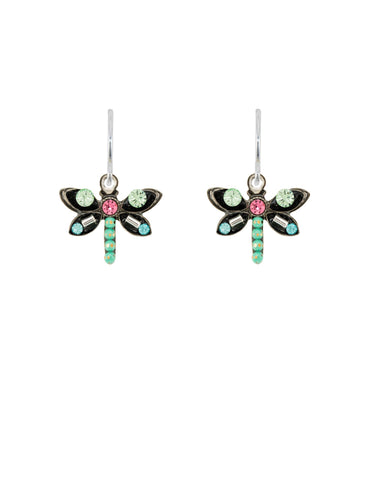 E597-SOFT Petite Dragonfly Earrings-Soft