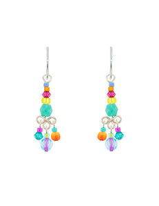 E729-MC Simple Earrings-Multicolor