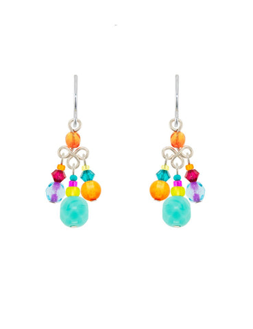 E730-MC Petite Earrings-Multicolor