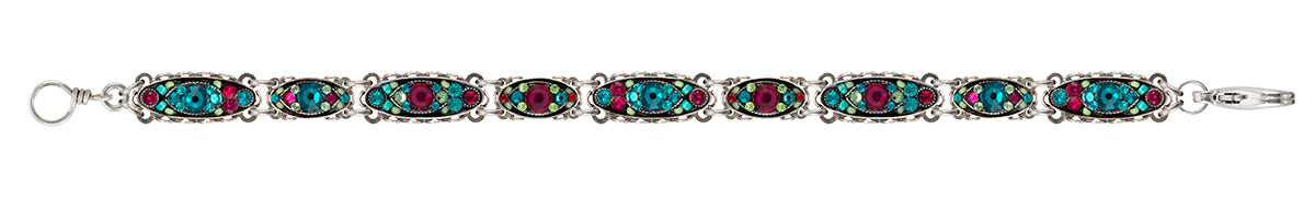 3143-BLZ Sparkle Thin Bracelet - Blue Zicron