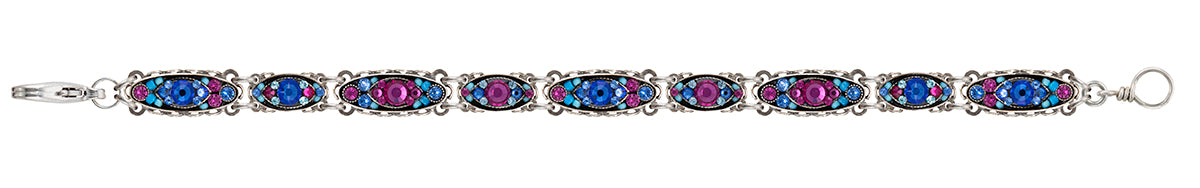 3143-SAP Sparkle Thin Bracelet.- Sapphire