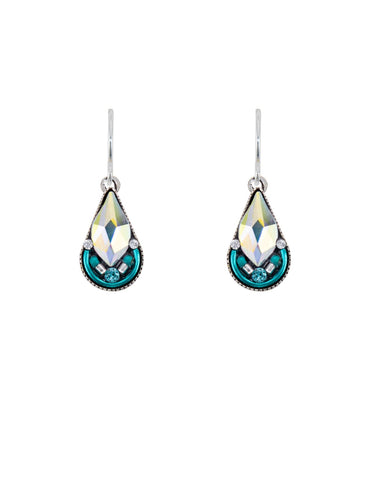 7733-ICE Lily Drop Earrings-Ice