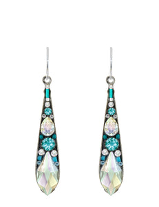 7849-ICE Gazelle Large Drop Earrings-Ice