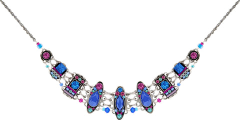 8861-SAP Milano Necklace-Sapphire