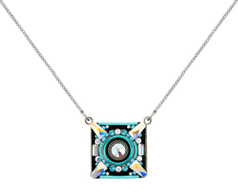 8984-ICE Architectural Square Pendant-Ice