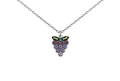 9023-A Vino Pendant Necklace-Amethyst